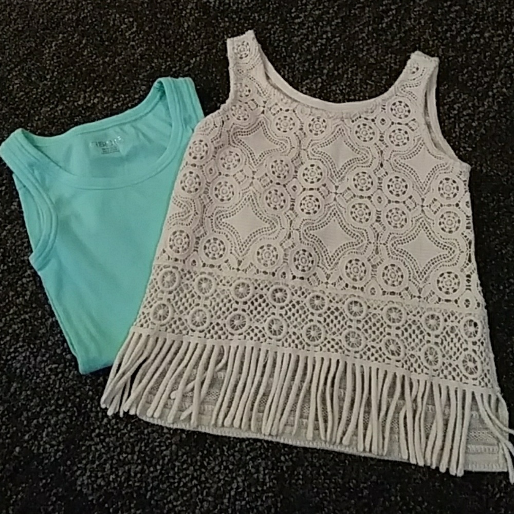 Girls Crochet top set